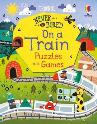 Never Get Bored on a Train Puzzles & Games book