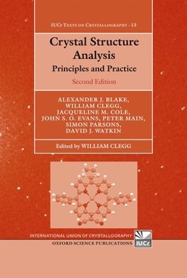 Crystal Structure Analysis by William Clegg