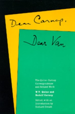 Dear Carnap, Dear Van book