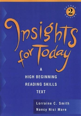 Insights for Today: A High Beginning Reading Skills Text book