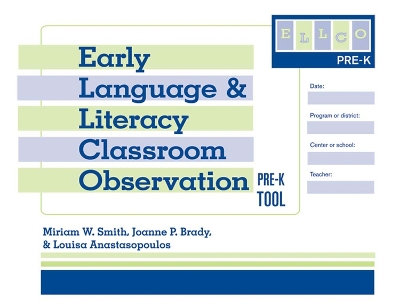 Early Language and Literacy Classroom Observation book