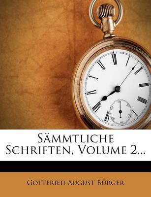 S Mmtliche Schriften, Volume 2... book