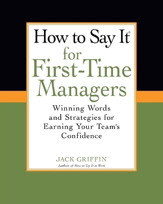 How to Say it for First Time Managers book