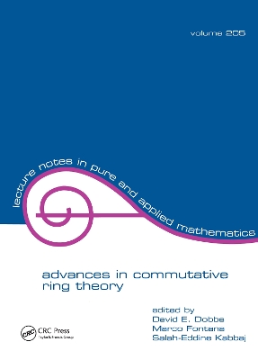 Advances in Commutative Ring Theory by David Dobbs