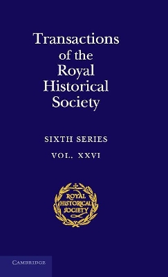 Transactions of the Royal Historical Society: Volume 26 book