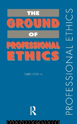 Ground of Professional Ethics book