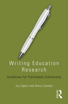 Writing Education Research by Joy Egbert