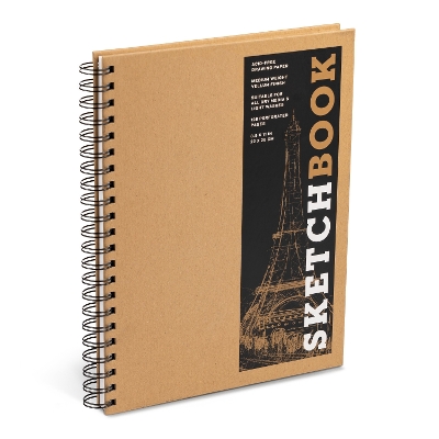 Sketchbook (Basic Large Spiral Kraft) book