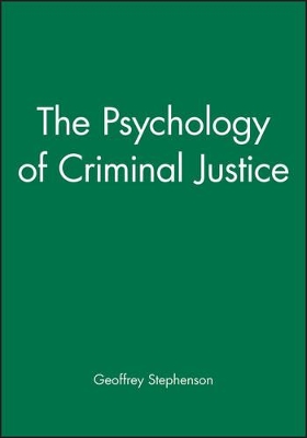 Psychology of Criminal Justice book