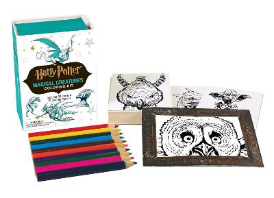 Harry Potter Magical Creatures Coloring Kit book