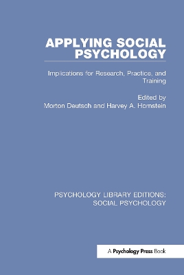 Applying Social Psychology book