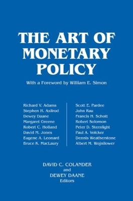 Art of Monetary Policy book