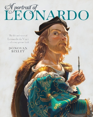 Portrait of Leonardo book