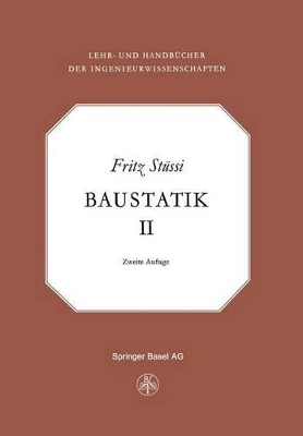 Vorlesungen über Baustatik: Statisch unbestimmte Systeme book