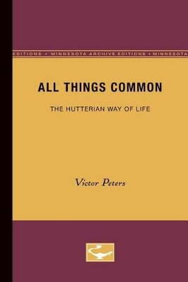 All Things Common book