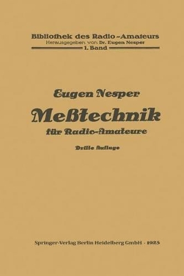 Meßtechnik für Radio-Amateure book