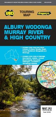 Albury Wodonga Murray River High Country Map 381 20th ed book