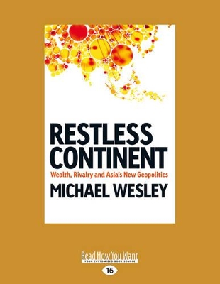 Restless Continent by Michael Wesley