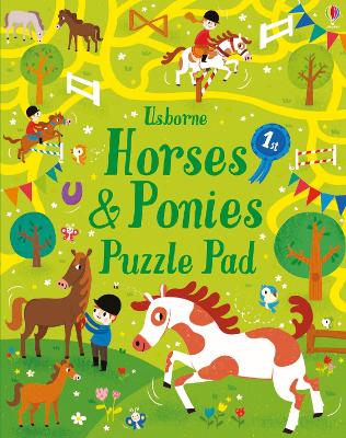 Horses and Ponies Puzzles Pad book