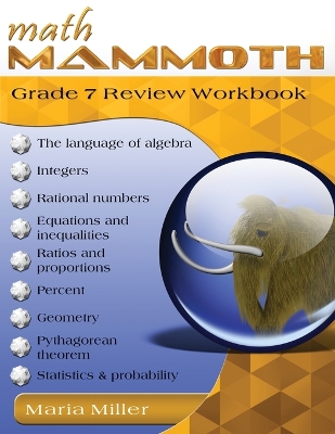 Math Mammoth Grade 7 Review Workbook book