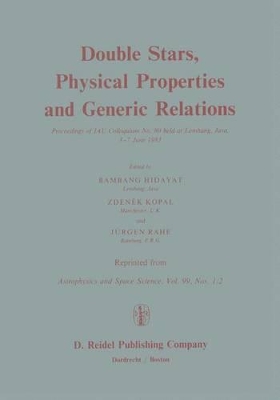 Double Stars, Physical Properties and Generic Relations book