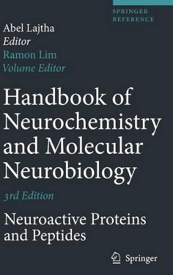 Handbook of Neurochemistry and Molecular Neurobiology by Abel Lajtha