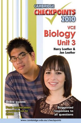 Cambridge Checkpoints VCE Biology Unit 3 2010 book