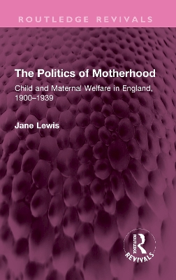 The Politics of Motherhood: Child and Maternal Welfare in England, 1900-1939 by Jane Lewis