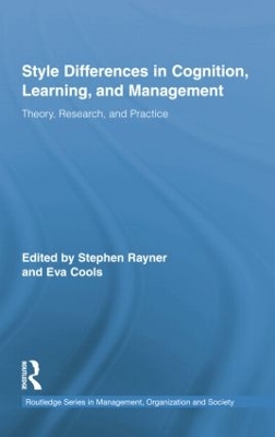 Style Differences in Cognition, Learning, and Management by Stephen Rayner