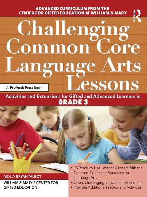 Challenging Common Core Language Arts Lessons book