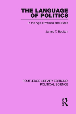 Language of Politics Routledge Library Editions: Political Science book