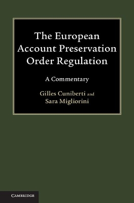 European Account Preservation Order Regulation book