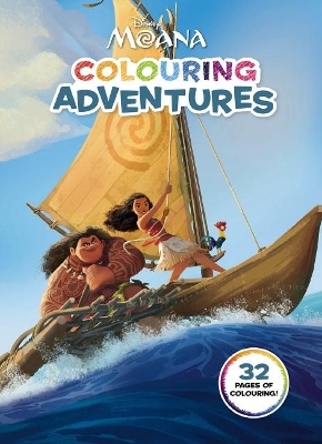 Disney: Moana Colouring Adventures book