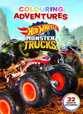 Hot Wheels Monster Trucks: Colouring Adventures (Mattel) book