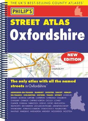 Philip's Street Atlas Oxfordshire 5ED Spiral (New Edition) book