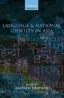 Language and National Identity in Asia book