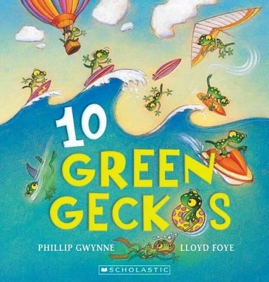 10 Green Geckos book