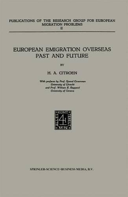 European Emigration Overseas Past and Future book
