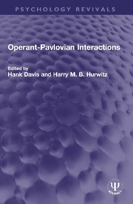 Operant-Pavlovian Interactions book