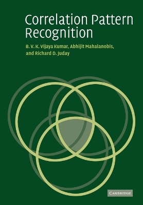 Correlation Pattern Recognition book