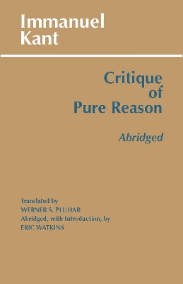Critique of Pure Reason, Abridged book