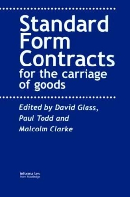 Contracts for the Carriage of Goods book
