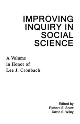 Improving Inquiry in Social Science book