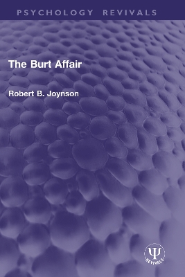 The Burt Affair book