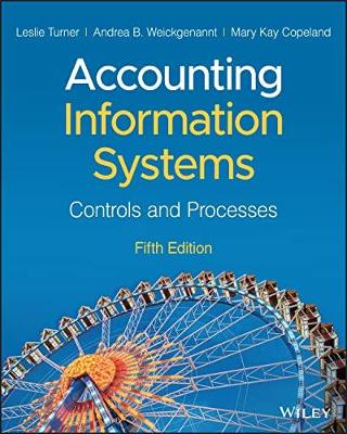 Accounting Information Systems: Controls and Processes by Leslie Turner