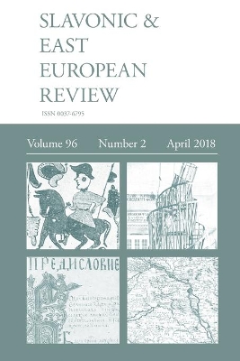 Slavonic & East European Review (96: 2) April 2018 book