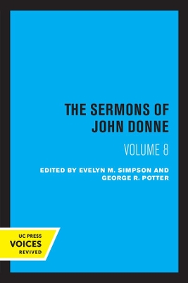 The Sermons of John Donne, Volume VIII book