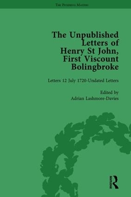 The Unpublished Letters of Henry St John, First Viscount Bolingbroke by Adrian Lashmore-Davies