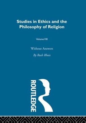 Without Answers book