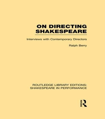 On Directing Shakespeare book